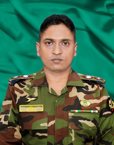Lt Col Md Razib Hossain Khan, PSC, Inf